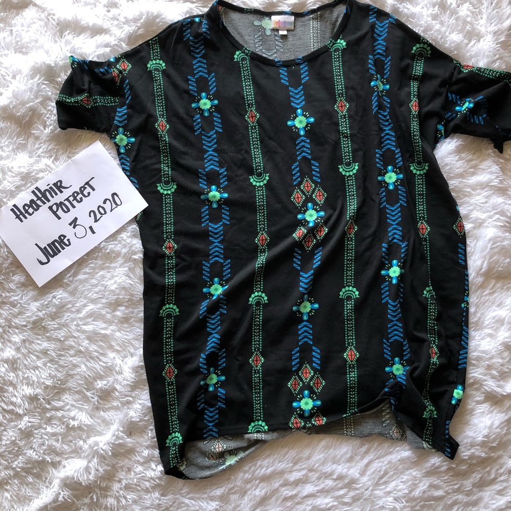 Aztec/tribal high/low tunic